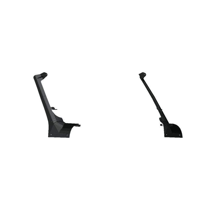 Road Armor — Road Armor 18-20 Jeep Wrangler JL Stealth A-Pillar Mounts 52.25in RIGID Array w/Lower Mount - Blk