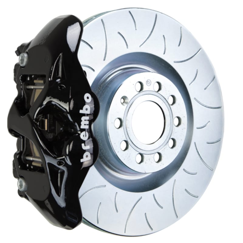 Brembo — Brembo 07-15 TT 2.0T/3.2L/09-15 TTS Front GT BBK 4 Piston Cast 345x30 1pc Rotor Slotted Type3-Black