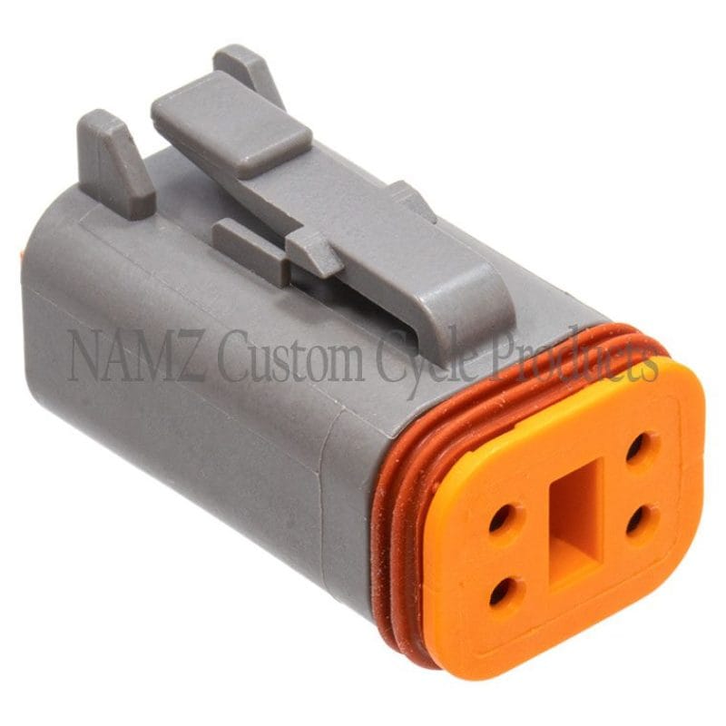 NAMZ — NAMZ Deutsch DT Series 4-Wire Plug & Wedgelock - Grey (Repl. HD 72134-94GY)