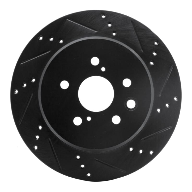 R1 Concepts — R1 06-20 Lexus IS250 Rear Right Drilled & Slotted Black Brake Rotor
R1 Brake Rotor Drill