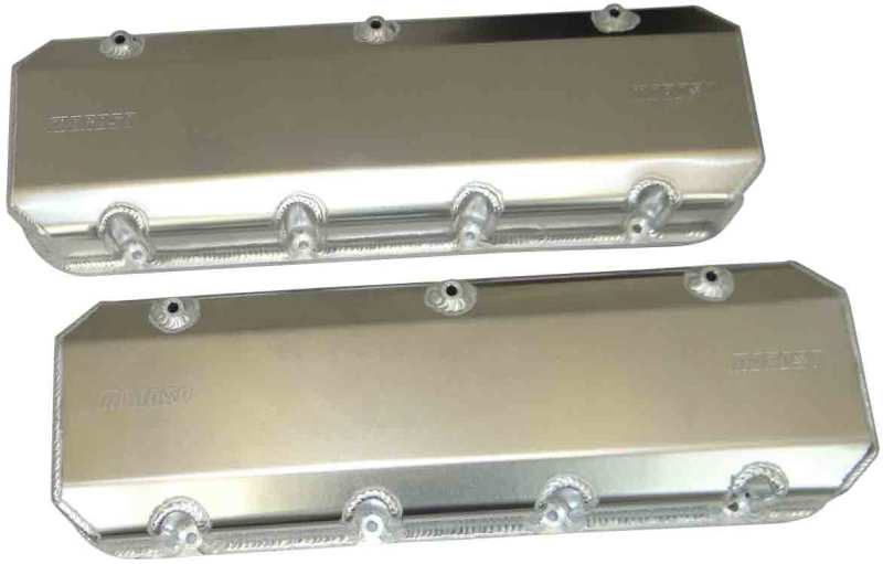 Moroso — Moroso Brodix SR20/Dart Pro1 Valve Cover - 3in - Exhaust Pockets/Intake Tubes - Aluminum - Pair