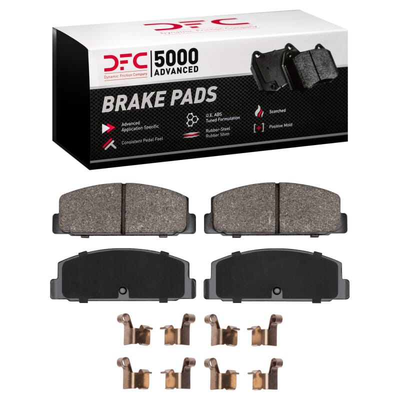 DFC — DFC 84-89 Chrysler Conquest Rear 5000 Advanced Semi Metallic Brake Pads and Hardware Kit
DFC Brake Pad Set