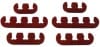 Moroso — Moroso Spark Plug Wire Separator Kit - 7-9mm - Red
