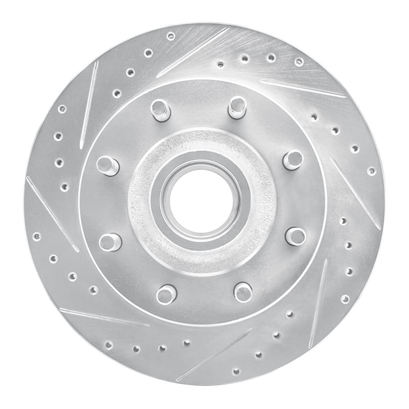 R1 Concepts — R1 95-04 Ford E-250 Econoline Front Left Drilled & Slotted Silver Brake Rotor
R1 Brake Rotor Drill