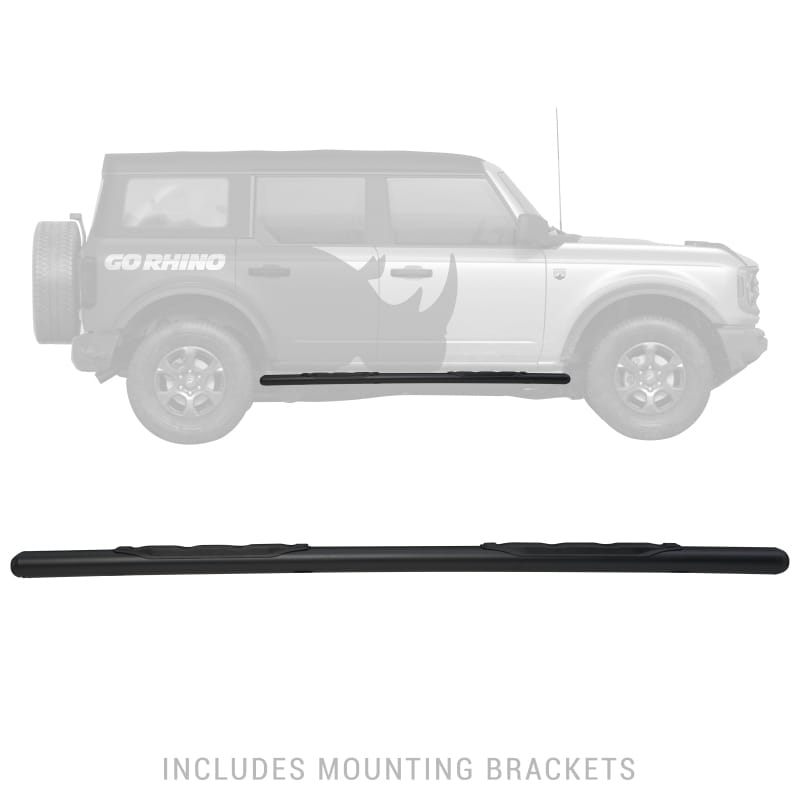 Go Rhino — Go Rhino 18-20 Jeep Wrangler JLU 1000 Series Side Steps - Tex Blk
5" 1000 Side Steps