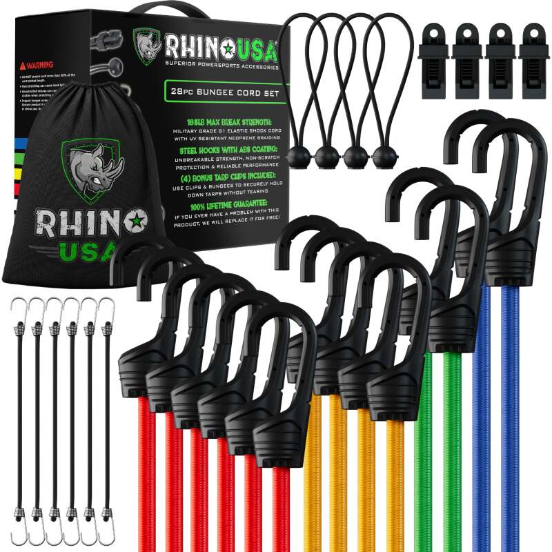 Rhino USA — Rhino USA 28Pc Bungee Cord Assortment
Tow Hook