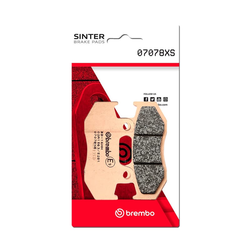 Brembo OE Powersports — Brembo OE 88-93 Honda CH Spacy, Freeway Fusion 250cc Sinter Brake Pad - Front