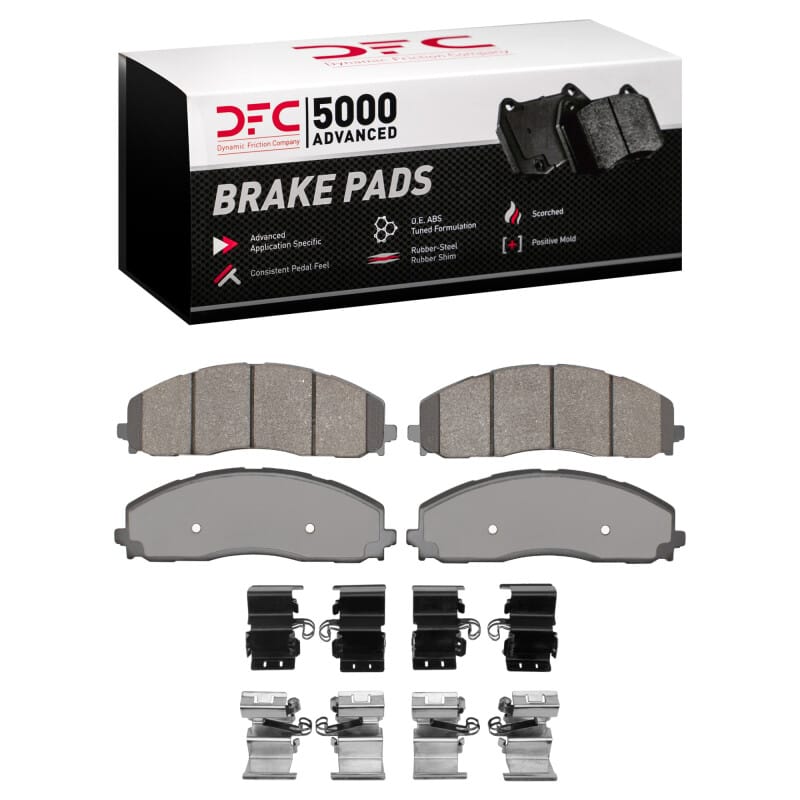 DFC — DFC 23-25 Ford F-350 Super Duty 2WD Front 5000 Advanced Semi Metallic Brake Pads and Hardware Kit
DFC Brake Pad Set