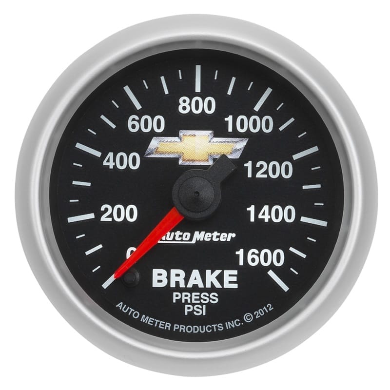 AutoMeter — Autometer Performance Parts 52mm 0-1600 PSI Brake Pressure COPO Camaro Gauge Pack
GA 2" BRAKEP COPO