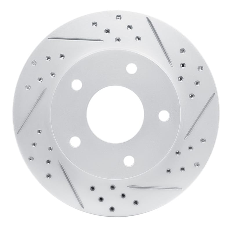 R1 Concepts — R1 79-98 Buick Riviera Rear Right/Front Right Drilled & Slotted Geo-Carbon Rotor