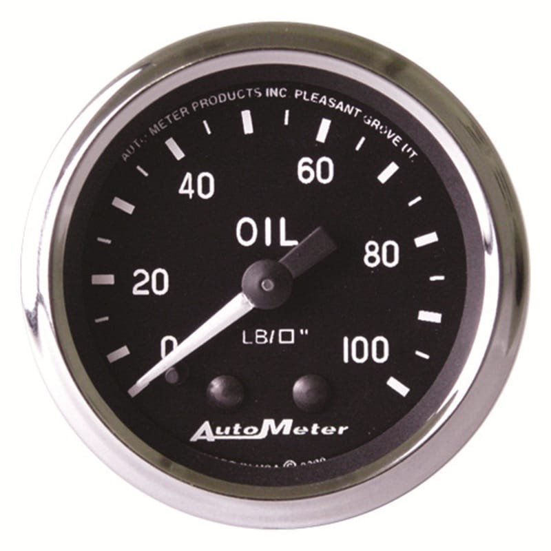 AutoMeter — Autometer Cobra 2-1/16in 100 PSI Mechanical Oil Pressure Gauge
2" OILP 100PSI COBRA