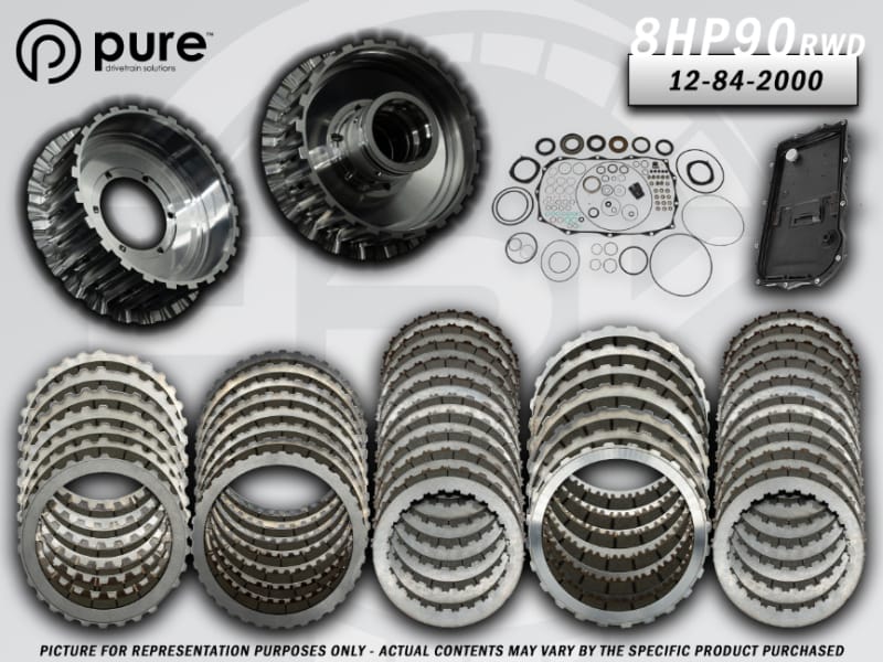 Pure Drivetrain Solutions — Pure Drivetrain 8HP90 High Performance Transmission Hard Parts Kit - RWD - Stage 2