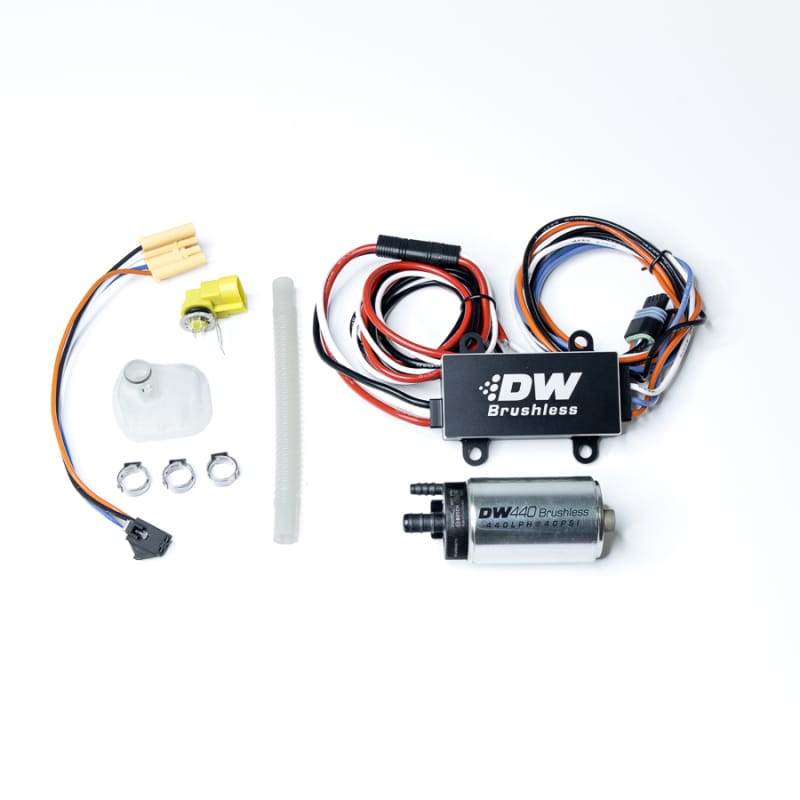 DeatschWerks — DeatschWerks 04-08 Mazda RX-8 440lph In-Tank Brushless Fuel Pump w/9-0904 Instl Kit/C102 Controller
Fuel Pumps