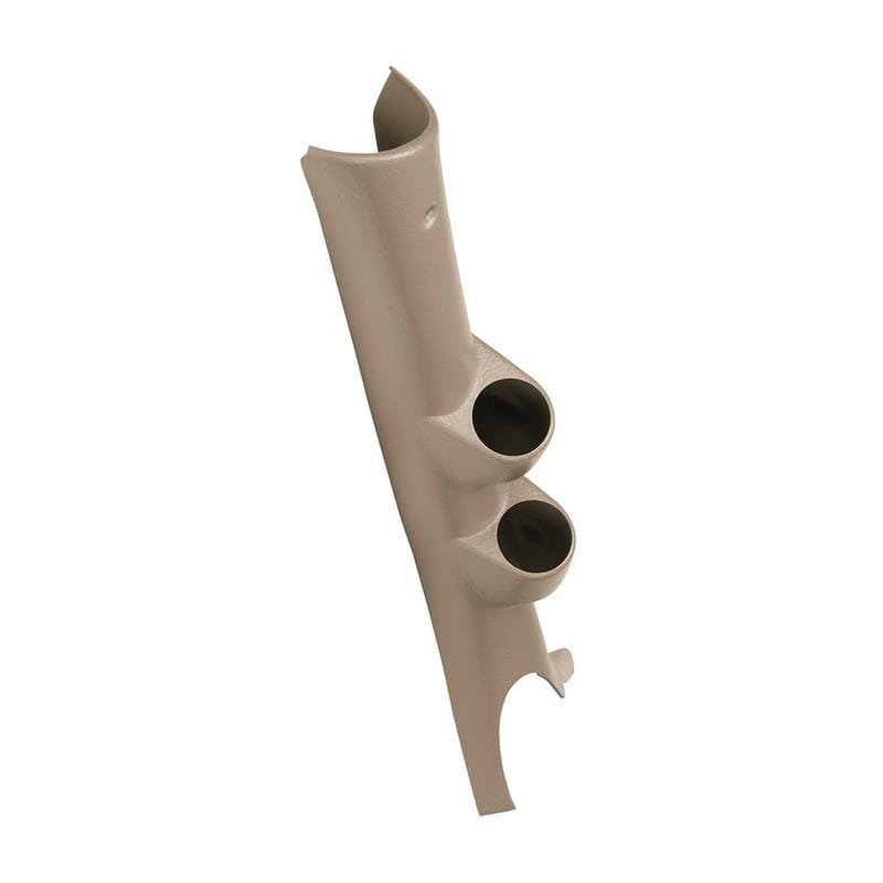AutoMeter — GAUGE MOUNT, A-PILLAR, FULL, DUAL, 2 1/16", TAN, DODGE RAM 03-09
