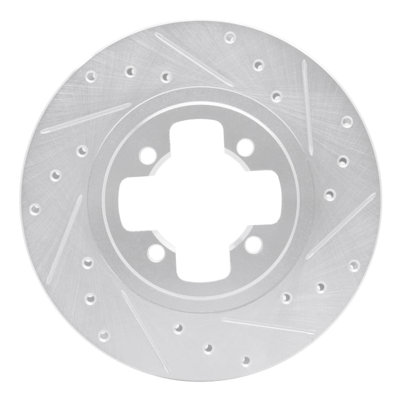 R1 Concepts — R1 81-88 Nissan Maxima Front Right Drilled & Slotted Silver Brake Rotor
R1 Brake Rotor Drill