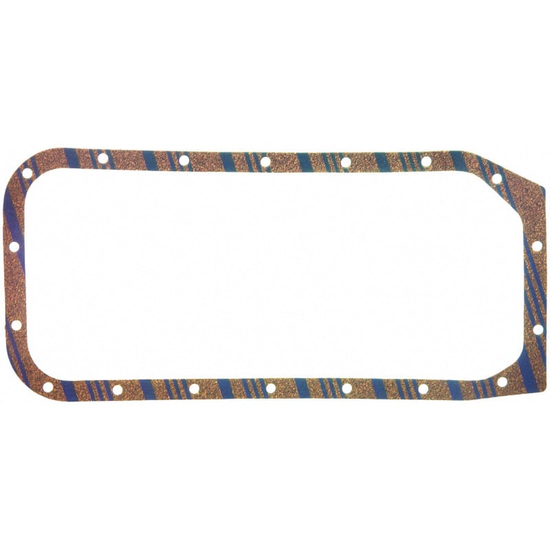 Fel-Pro — Fel-Pro Toyota Corolla OS 20073 C Engine Oil Pan Gasket Set Blue Stripe cork-rubber