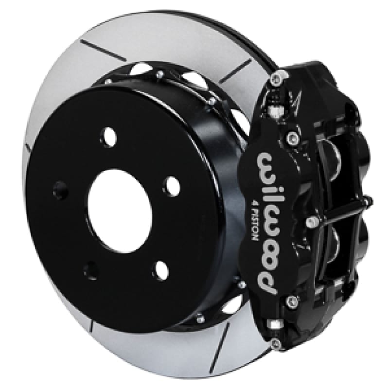 Wilwood — Wilwood 20-21 Jeep Gladiator Narrow Superlite 4R Rear Brake Kit Slotted 13.50in Rotor w/Lines - Blk