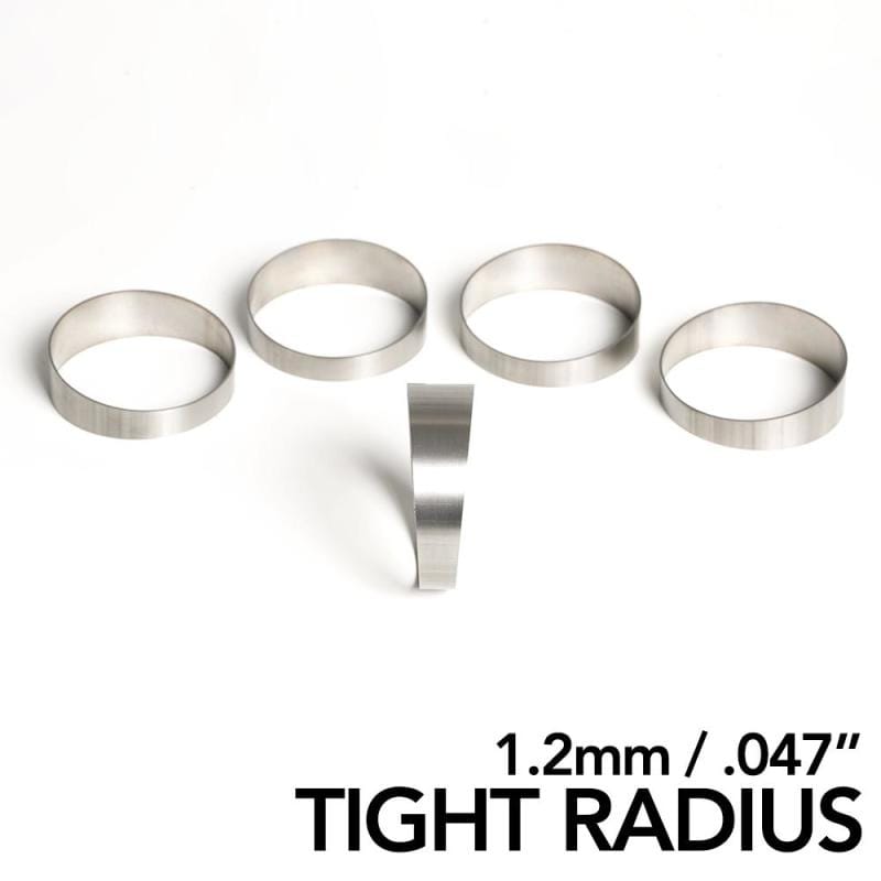 Ticon — Ticon Industries 1.25in 45 Degree 1.7D/2.13in CLT TR 1.2mm/.047in Wall Titanium Pie Cuts - 5pk