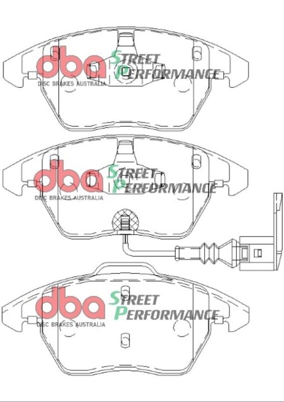 DBA — DBA 06-13 Volkswagen GTI (MkV/MkVI) SP Performance Front Brake Pads
Brake Pad
