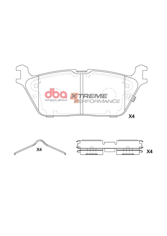 DBA — DBA 19-22 Ram 1500 (New Body Style) XP Performance Rear Brake Pads
Brake Pad