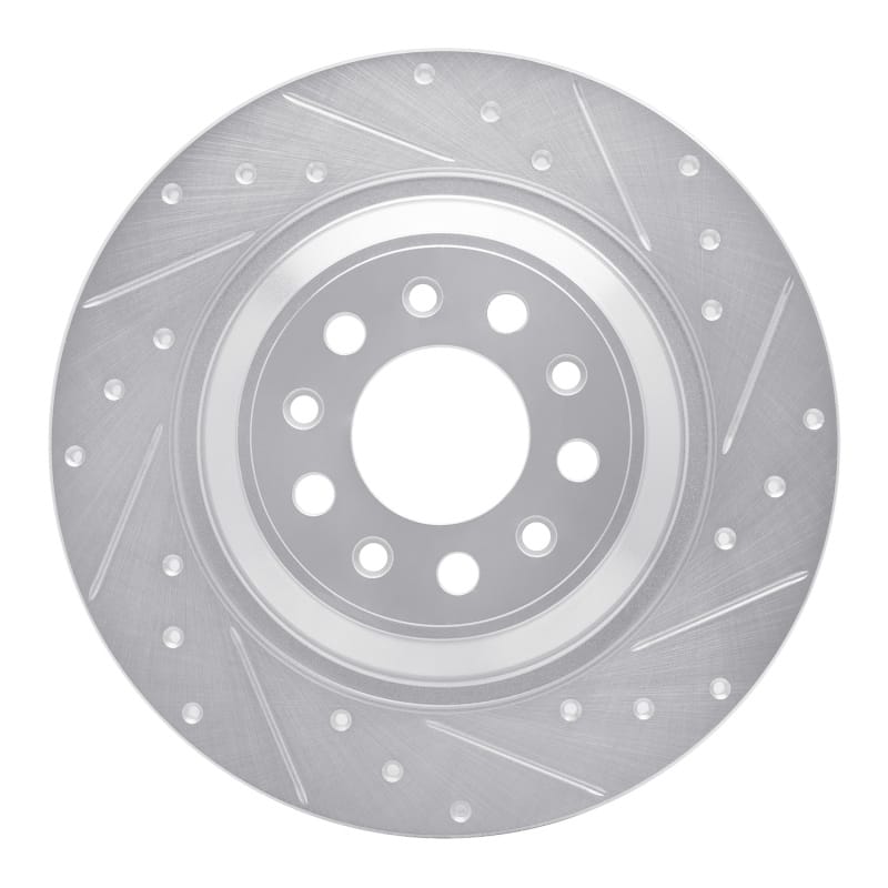 R1 Concepts — R1 14-23 Jeep Cherokee Rear Right Drilled & Slotted Silver Brake Rotor
R1 Brake Rotor Drill