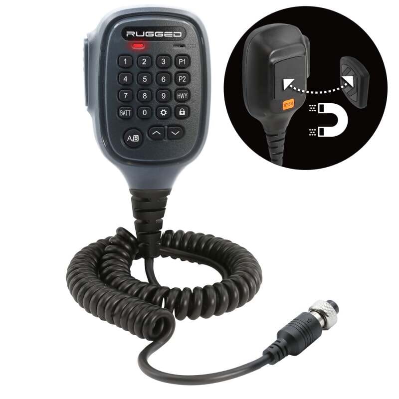 Rugged Radios — Rugged Radios Hand Mic for G1 Mobile Radio with Scosche MagicMount