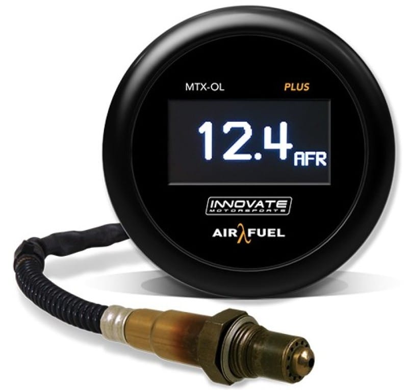 Innovate Motorsports — Innovate MTX-OL PLUS Wideband Digital Air/Fuel Ratio OLED Gauge Kit 3ft w/O2 Sensor
MTX-OL AFR 3ft Sens