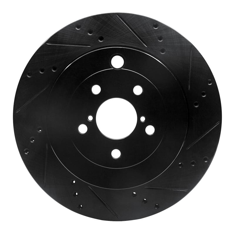 R1 Concepts — R1 17-25 Subaru BRZ Rear Right Drilled & Slotted Black Brake Rotor
R1 Brake Rotor Drill