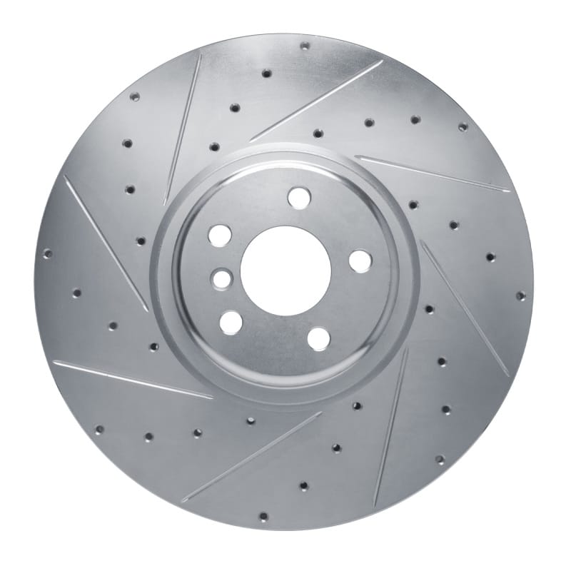 R1 Concepts — R1 17-25 BMW X6 Left Front Drilled & Slotted Silver Brake Rotor
R1 Brake Rotor Drill