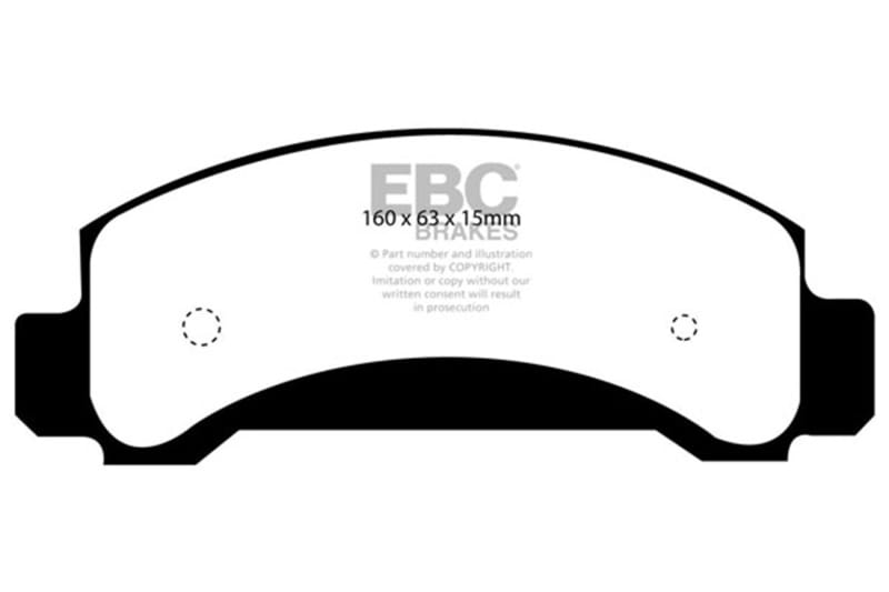 EBC — EBC 94-97 Ford Aerostar 3.0 Greenstuff Front Brake Pads
Disc Brake Pad