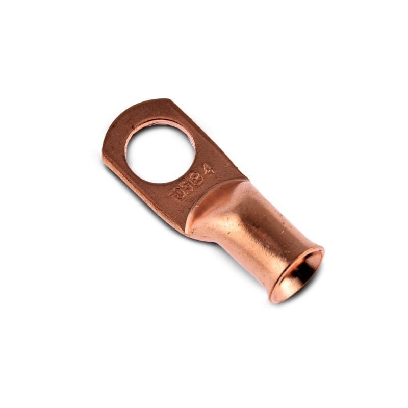 DS18 — DS18 4-GA Copper Ring Terminals Pack of 10