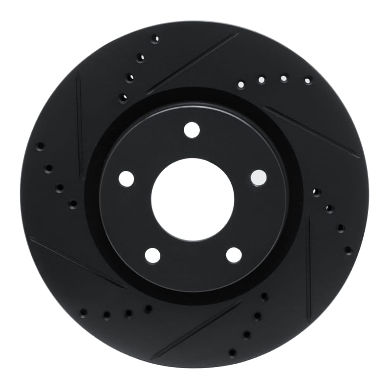 R1 Concepts — R1 10-14 Renault SAFRANE (Mexico) Front Left Drilled & Slotted Black Brake Rotor
R1 Brake Rotor Drill