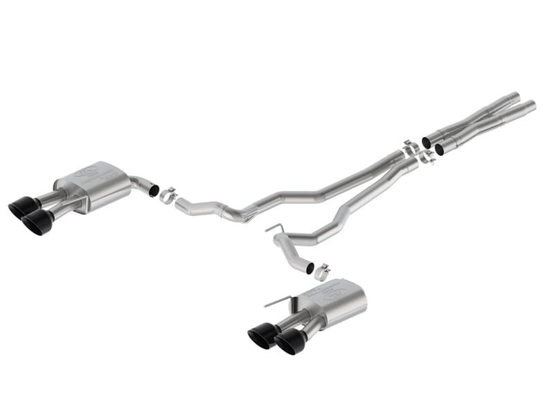 Ford Racing — Ford Racing 2024 Mustang 5.0L Extreme Non-Active Cat-Back Exhaust w/Valance - Black Tip
Exhaust System Kit