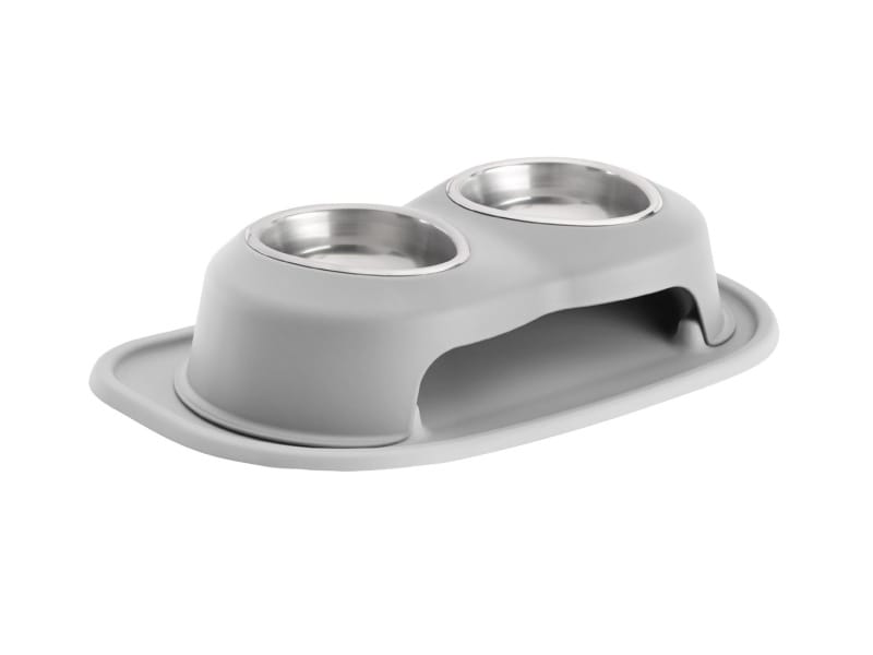 WeatherTech — WeatherTech Pet Feeding System Double High 16oz 4in. Stainless Bowl - Light Grey
Dog Bowl
