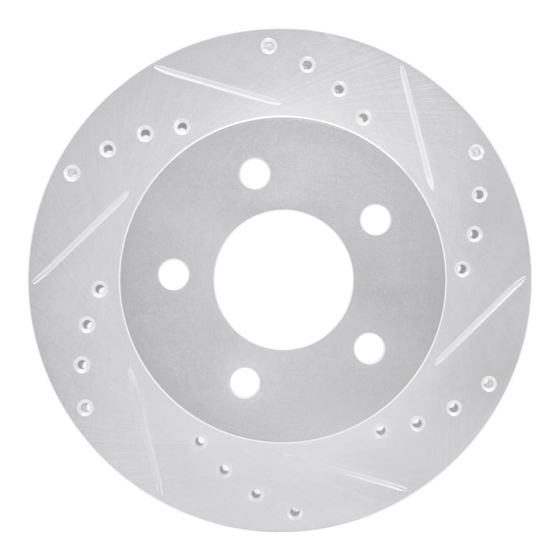 R1 Concepts — R1 91-94 Ford Crown Victoria Front Right Drilled & Slotted Silver Brake Rotor
R1 Brake Rotor Drill