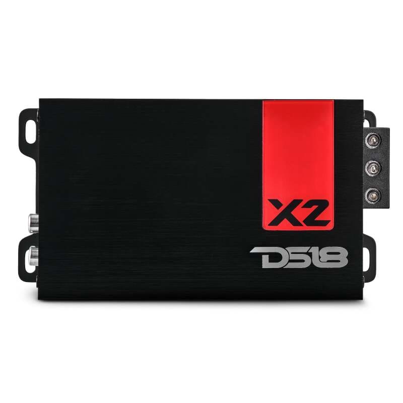 DS18 — DS18 2-Channel Ultra Compact Class D Amplifier 380/4ohm Bridge 2x 230/2ohm 2x 140/4ohm Watts RMS