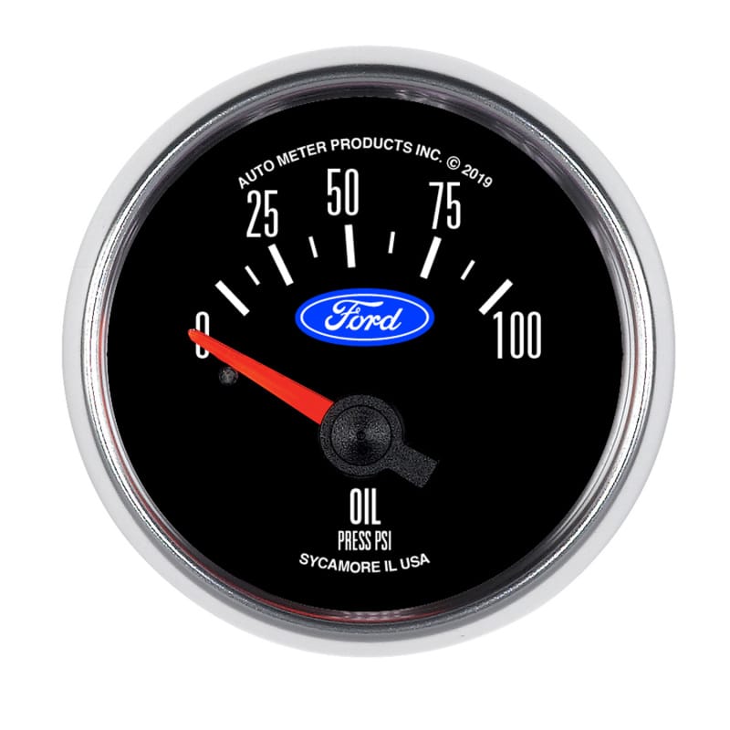 AutoMeter — Autometer Ford 2-1/16in. 100 PSI Electric Oil Pressure Gauge
GA 2" OP 100PSI E FR