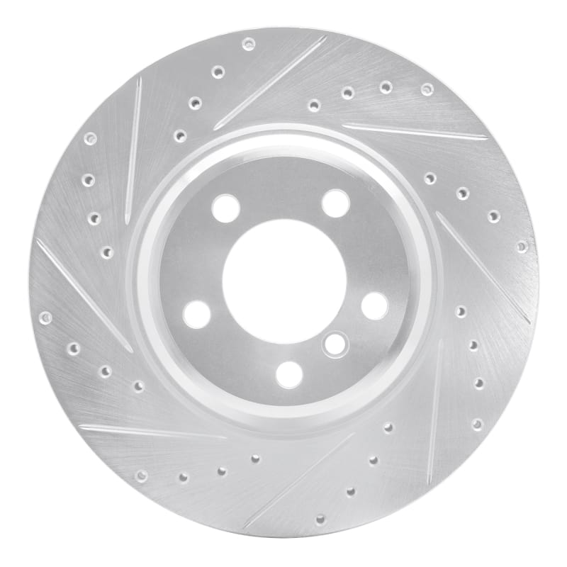 R1 Concepts — R1 02-08 BMW 745LI Front Left Drilled & Slotted Silver Brake Rotor
R1 Brake Rotor Drill