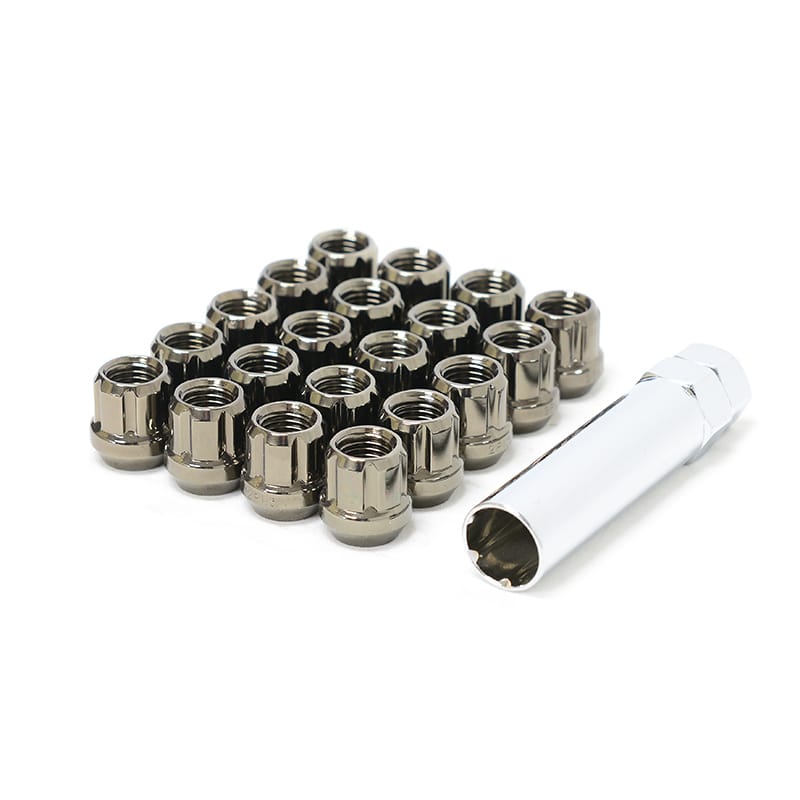 Wheel Mate — Wheel Mate Muteki Open End Lug Nuts - Titanium 12x1.25