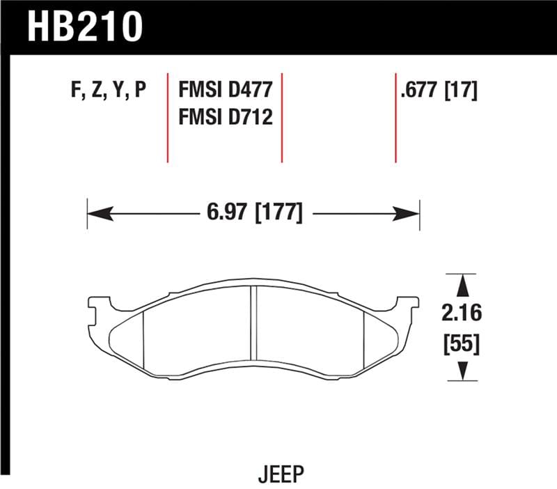 Hawk Performance — LTS Disc Brake Pad