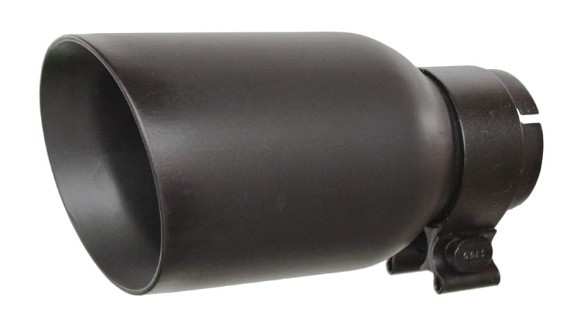 Go Rhino — Go Rhino Exhaust Tip - Textured black - ID 2 1/2in x L 8in x OD 4in
GR Black Exhaust Tip