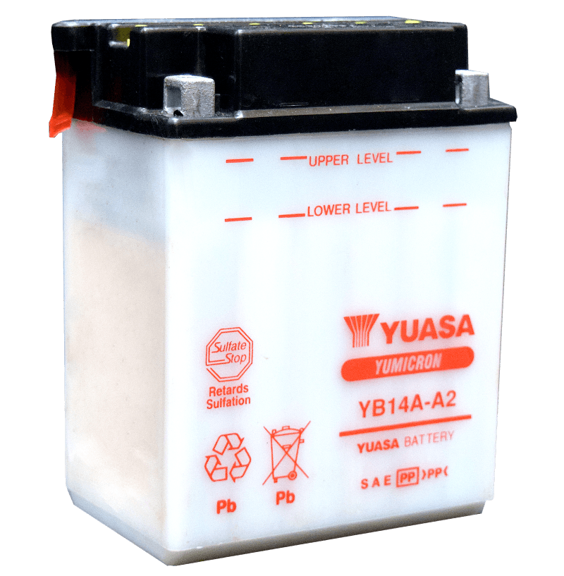 Yuasa Battery — Yuasa YB14A-A2 Yumicron CX 12-Volt Battery