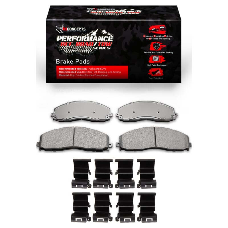 R1 Concepts — R1 2011-2022 Ford F-350 Super Duty 2WD Front Performance Off-Road/Tow Brake Pads & Hardware Kit
R1 Performance Off-R