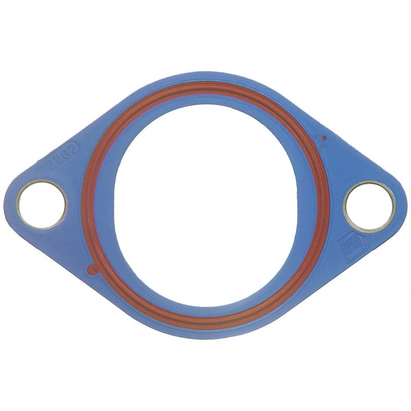 Fel-Pro — Fel-Pro Engine Coolant Outlet Gasket w/ Molded Rubber Sealing Bead - 0.125in Thickness