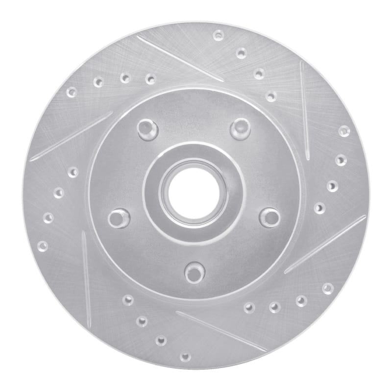 R1 Concepts — R1 70-72 Dodge CHALLENGER Front Right Drilled & Slotted Silver Brake Rotor
R1 Brake Rotor Drill