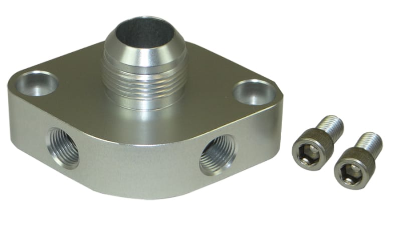 Moroso — Moroso Chevrolet Big Block/Small Block Water Outlet Filler Neck -16An w/O-Ring & Two 3/8in NPT Ports