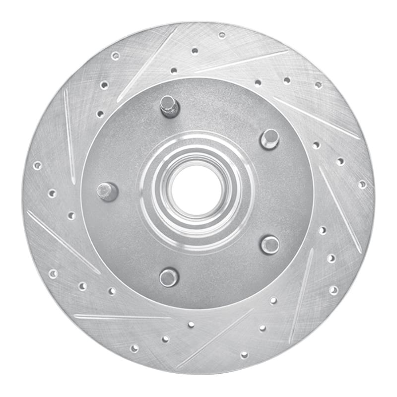 R1 Concepts — R1 94-03 Ford E-150 Econoline Front Left Drilled & Slotted Silver Brake Rotor
R1 Brake Rotor Drill