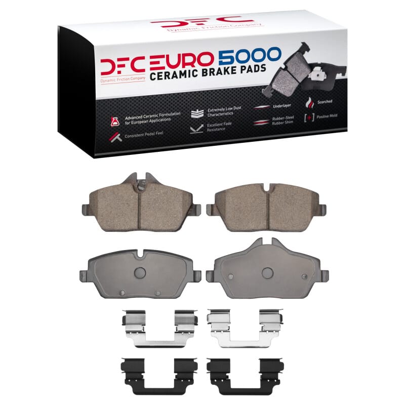 DFC — DFC 20-24 Mini Cooper (Excl Clubman) Front Euro 5000 Ceramic Brake Pads and Hardware Kit
DFC EURO Pads + HW
