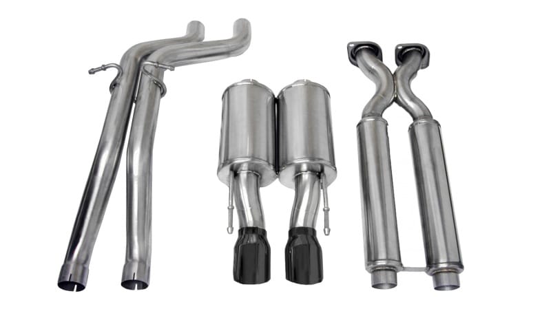 CORSA Performance — Corsa 2006-2010 Jeep Grand Cherokee 6.1L SRT-8 V8 Black Sport Cat-Back Exhaust
Exhaust