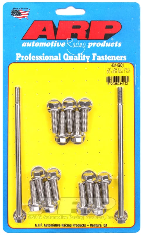 ARP — ARP LS1 LS2 SS Hex Oil Pan Bolt Kit